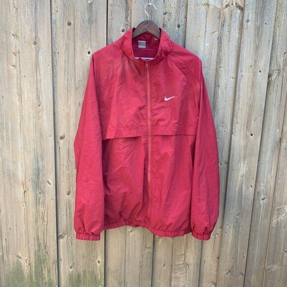Vintage Nike Jacket Windbreaker XXXL Red - Picture 4 of 6